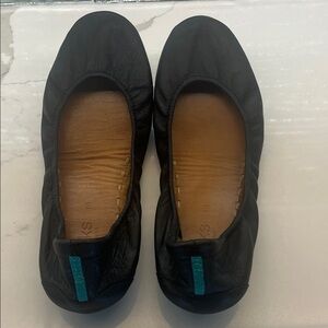 Tieks Matte Black Leather Women's Flats